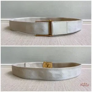Authentic Louis Vuitton Off White Monogram Canvas Ceinture Fortune Belt 80/32 s-l400.jpg main image 4